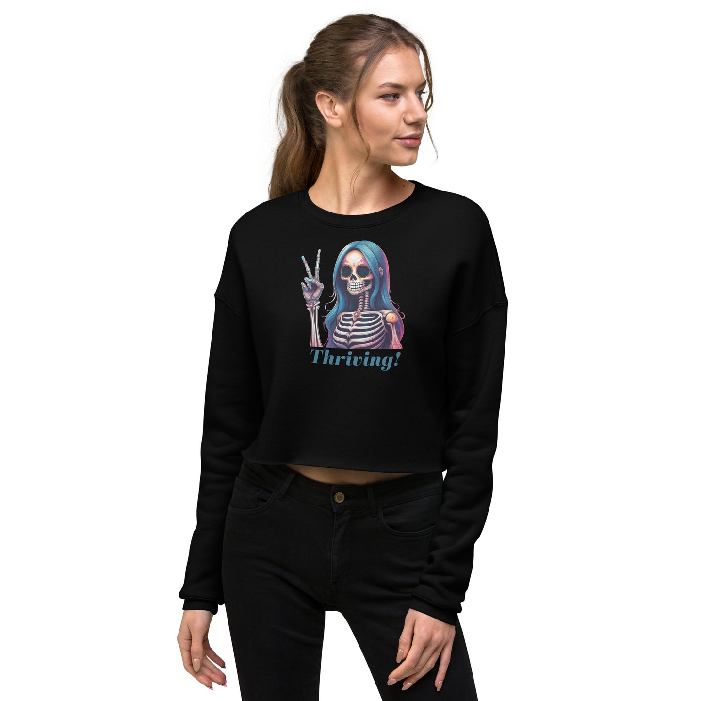 Thriving Crop Sweatshirt