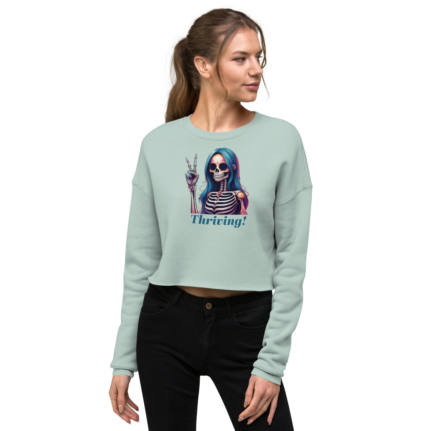 Thriving Crop Sweatshirt