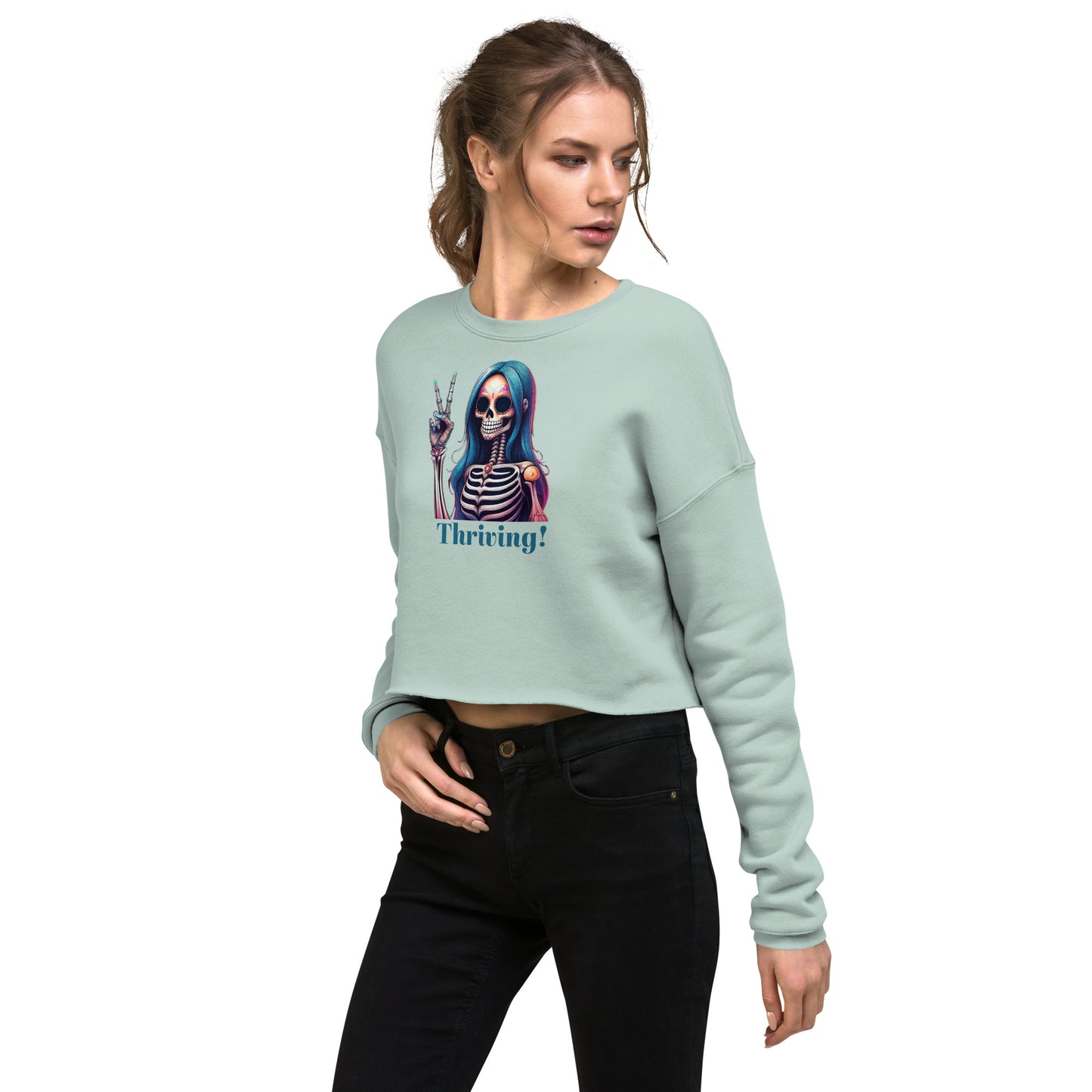 Thriving Crop Sweatshirt