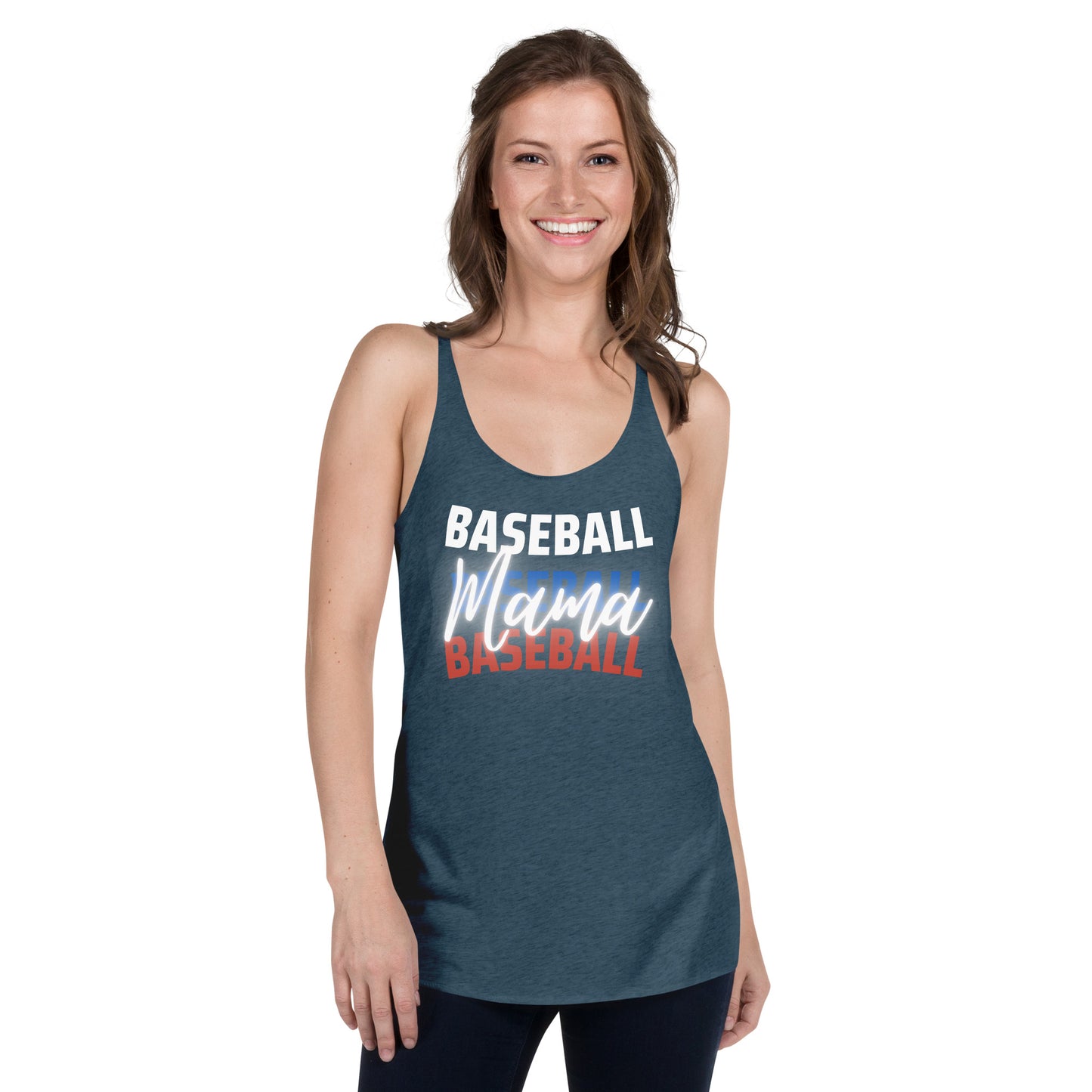 Baseball Mama Women's Racerback Tank