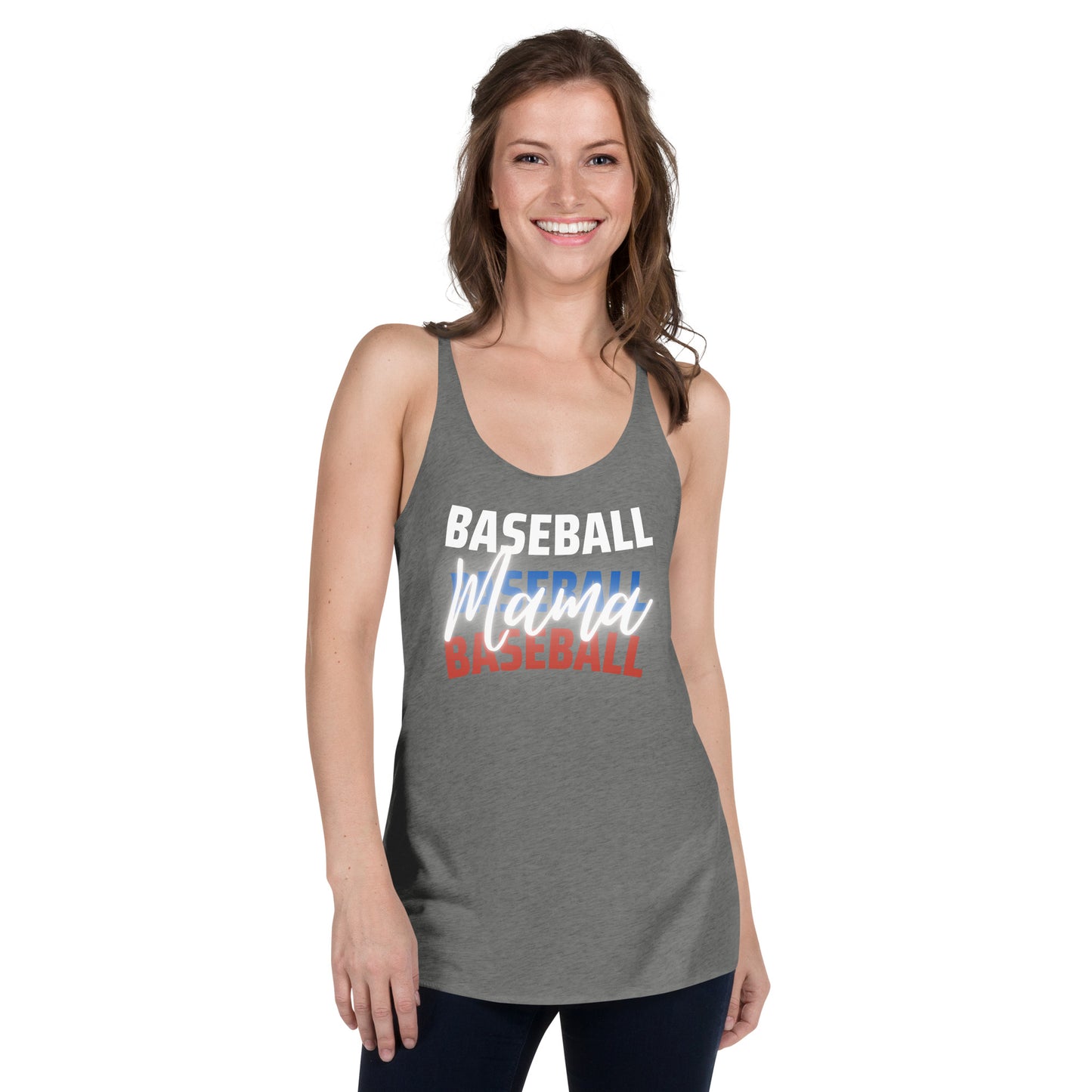 Baseball Mama Women's Racerback Tank