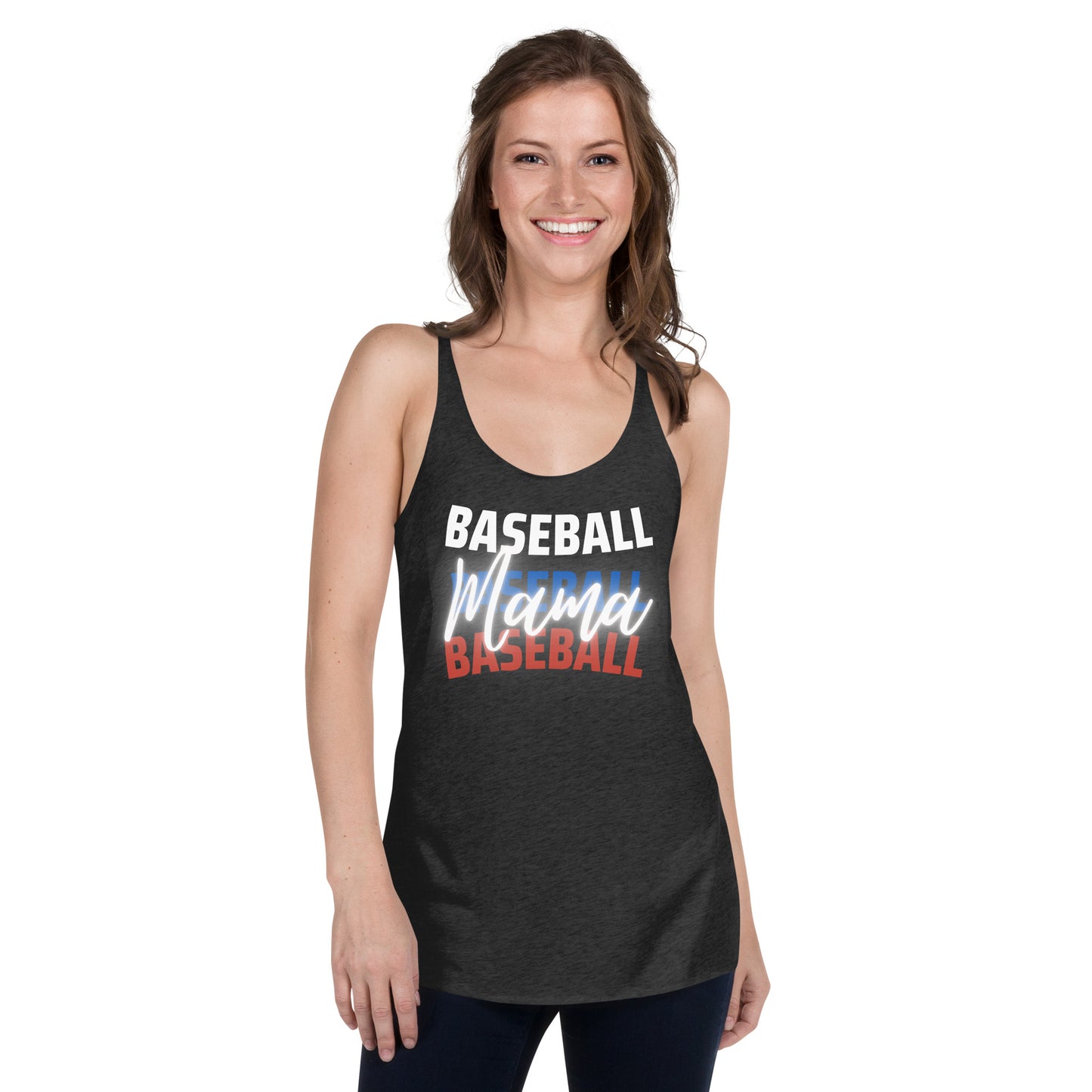 Baseball Mama Women's Racerback Tank