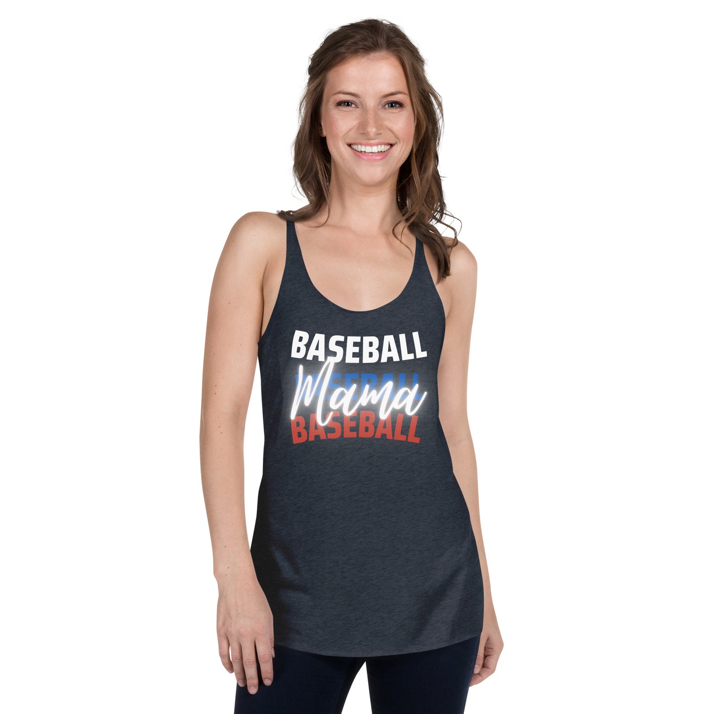 Baseball Mama Women's Racerback Tank