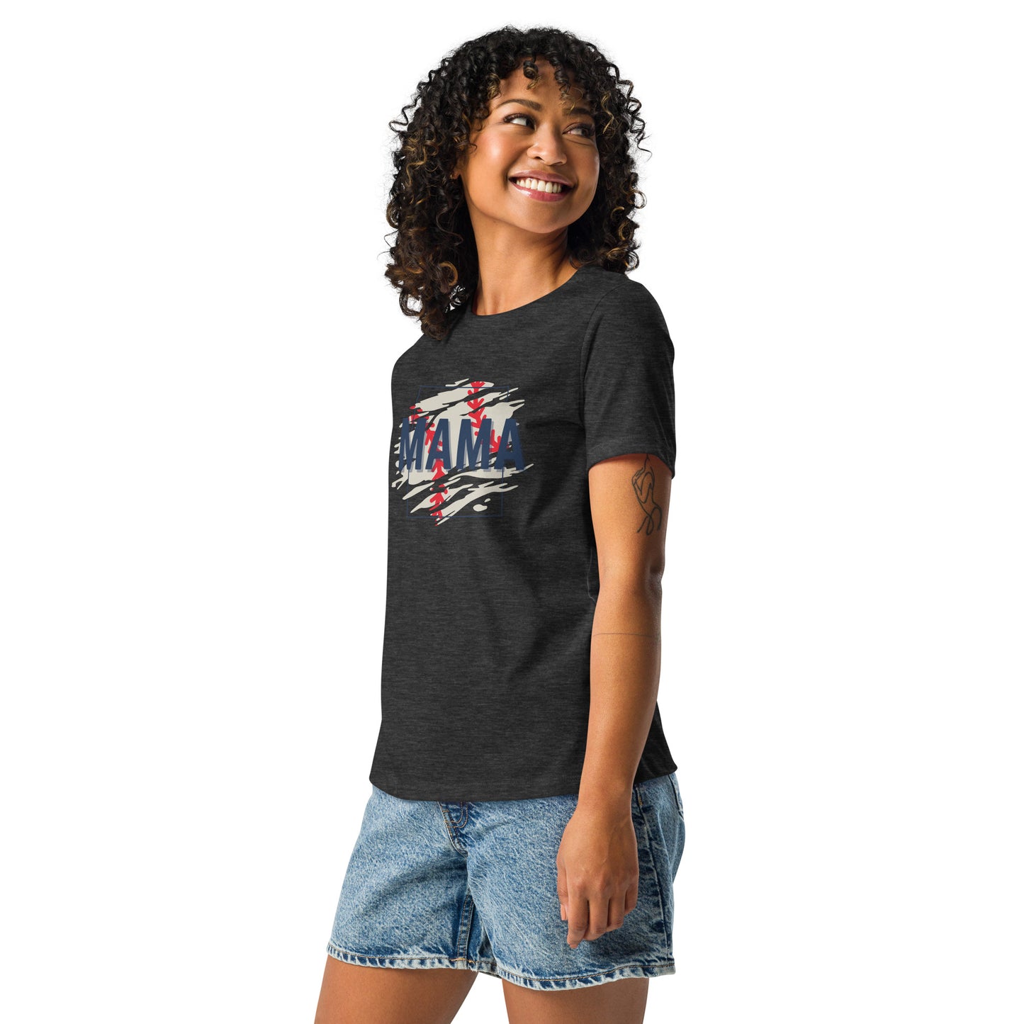 Baseball Mama Women's Relaxed T-Shirt