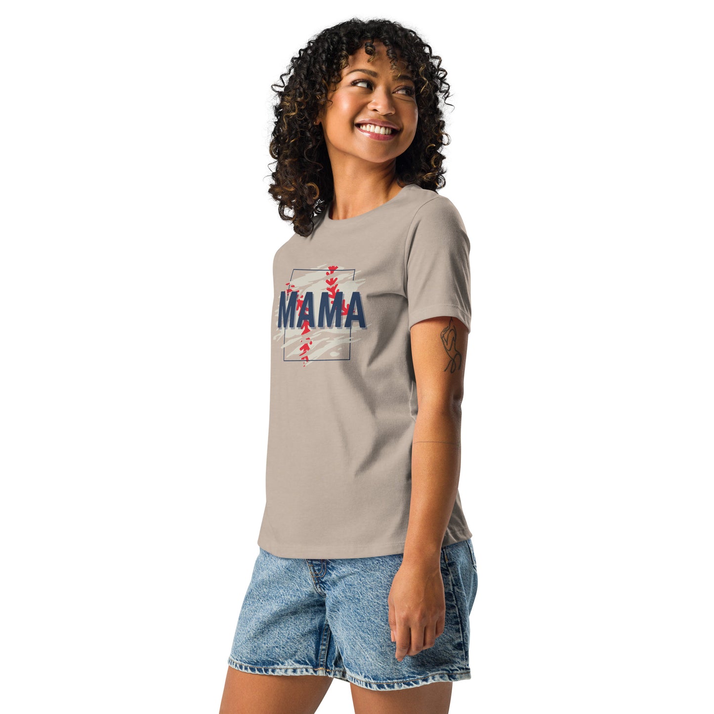 Baseball Mama Women's Relaxed T-Shirt